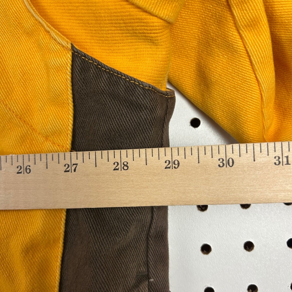 Chase Authentics NASCAR M&Ms Racing Jacket Yellow Cotton Twill 3XL Elliott Vtg - Picture 8 of 10